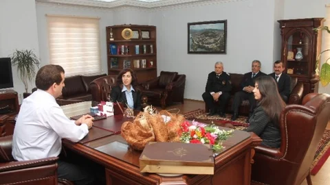 Gümrük Müdürlüğünden Kaymakam Demir'e Ziyaret