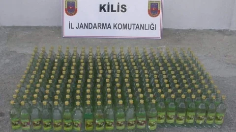 Sınırda Kaçak İçki İle Sigara Yakalandı