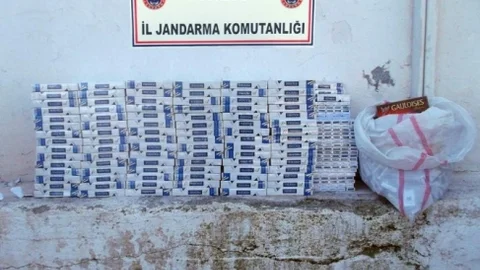 Kilis'te 69 Bin Paket Kaçak Sigara Yakalandı