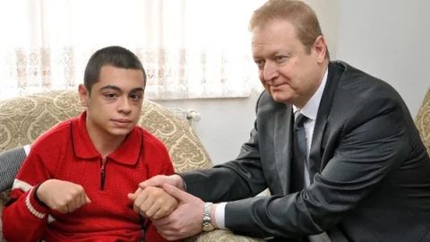 Gümüşhane'de Evde Eğitim Gören Öğrenciler Karnelerini Aldı