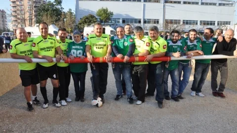 Başkan Tuna Langırt Sahasını Tanıttı