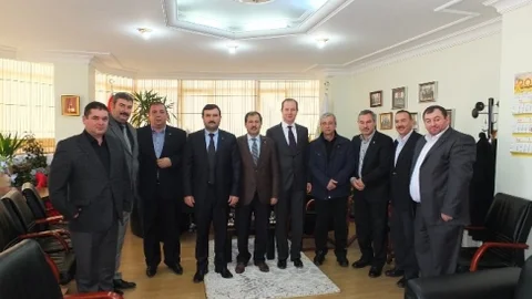 Edirne Ticaret Borsası'ndan Trakya Birlik Başkanı Sezen'e Ziyaret