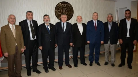 Saadet Partisi Heyeti'nden Atb'ye Ziyaret