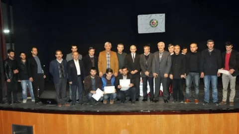 Kahta'da Girişimcilere Sertifikaları Dağıtıldı