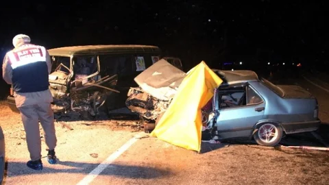 Nazilli'de Trafik Kazası 1 Ölü 1 Yaralı