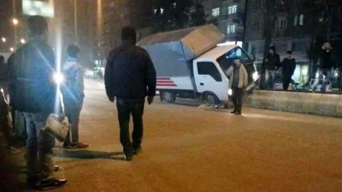 Batman'da Maddi Hasarlı Trafik Kazası