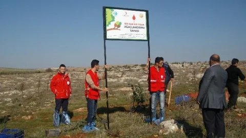 1 Kan 1 Fidan Projesi Hayat Veriyor