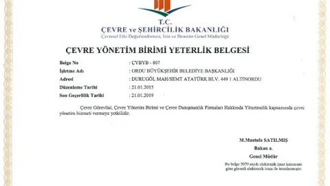 Obb'de Çevre Yönetim Birimi Kuruldu