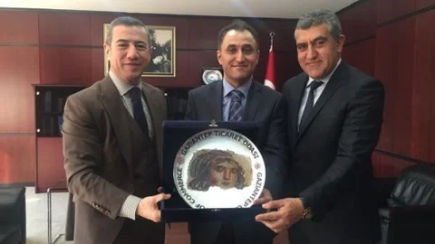 Gaziantep Vergi Dairesi Başkanı Çember'den GTO'ya Veda Ziyareti