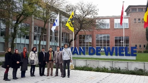 GAÜN Öğretim Elemanları Belçika'yı Ziyaret Etti