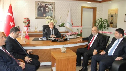 Uslu'dan Sobacı'ya Kutlama Ziyareti