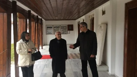 Edirne Valisi Dursun Ali Şahin Kiliselerde İncelemelerde Bulundu