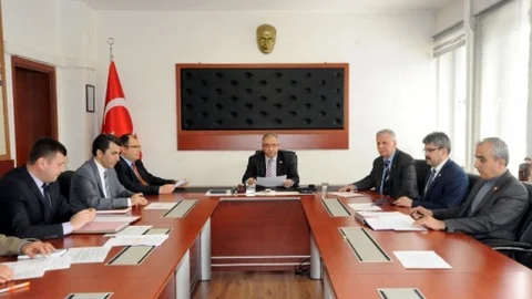 Bilecik'te İl Encümeni Toplantısı Yapıldı