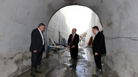 Başkan Toçoğlu Çelik İsale Hattı Çalışmalarını İnceledi