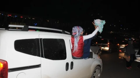 Batman'da Kobani Kutlamaları