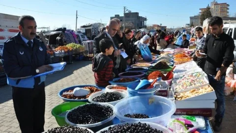 Dargeçit Zabıta Ekiplerinden Pazarcılara Denetim