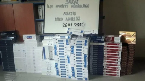 Tekirdağ'da 4 Bin Paket Kaçak Sigara Ele Geçirildi