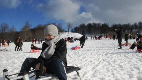 Yarıyıl Tatili Kayak Merkezine Yaradı