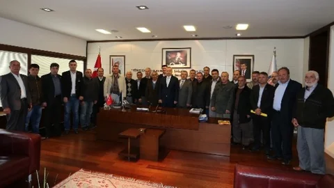 Bozkurtlu Muhtarlardan Başkan Zolan'a Ziyaret