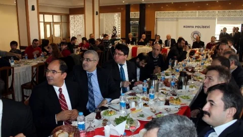 Konya Emniyet Müdürü Hüseyin Namal'dan Veda Toplantısı