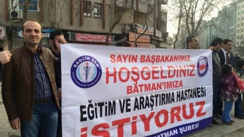 Sağlık-Sen'in 'batman'a Eğitim Araştırma Hastanesi İstiyoruz'' Kampanyası