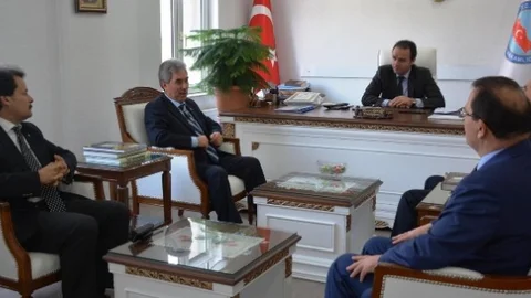 Emniyet Müdürü İşlek'ten Kaymakam Erkan'a Veda Ziyareti