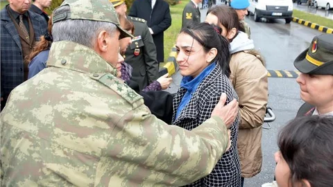 Aydın'da şehit düşen asker