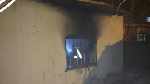 Van'da Boş Evde Yangın