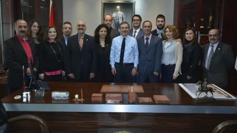 CHP'nin Yeni Yönetiminden Başkan Ataç'a Ziyaret