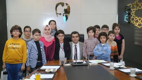 Üstün Zekâlı Ve Dahi Çocuklardan Vali Düzgün'e Ziyaret