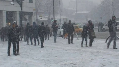Malatya'da Kar Yağışı