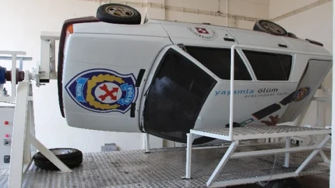 Fü'den Elazığ Emniyetine Çarpma Ve Takla Simülatör Cihazı