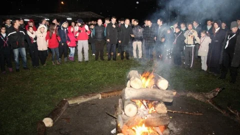 İzciler Diriliş Kış Kampında Buluştu
