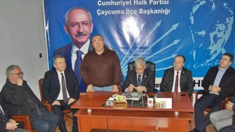 CHP Çaycuma İlçe Başkanı Fuat Kalaycı Görevi Devraldı