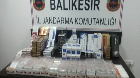 Jandarmadan Kaçak Sigara Operasyonu