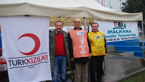 Malkara'da Kurulan Çadırda Kan Bağışına İlgi Büyük
