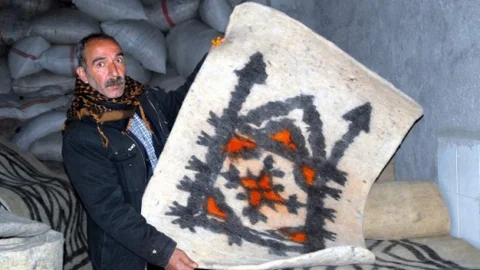 Keçecilik Usta Ellerde Devam Ettiriliyor