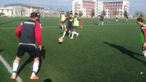 Diyarbakırspor Sentetik Sahada Çalıştı