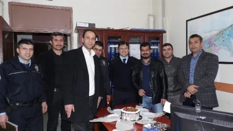 Gölbaşı İlçe Emniyet Müdürlüğünde Doğum Günü Etkinliği