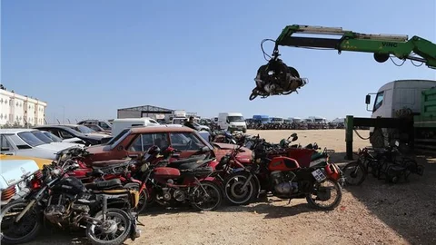 El konulan motosiklet ve otomobiller MKE'ye gönderildi