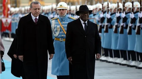Mali Cumhurbaşkanı Kitta Ankara'da