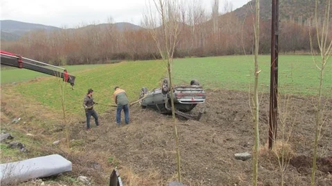 Tokat'ta trafik kazası 3 yaralı