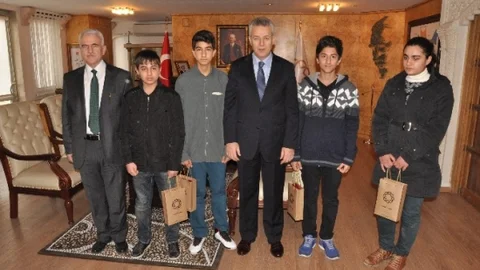 TEOG Mardin Birincilerine Ödül