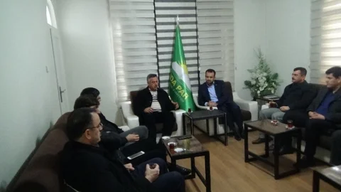 Eğitim-Bir Sen Batman Şube Başkanı Mehmet Ergin'den Hüda Par'a Ziyaret