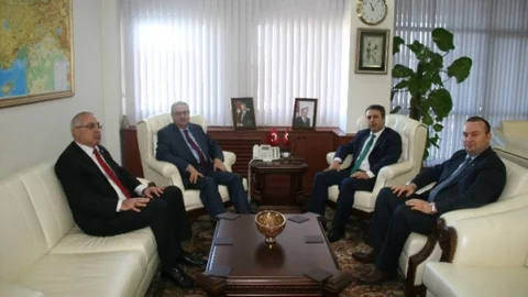 Şimşek'ten Vali Ali İhsan Su'ya Veda Ziyareti