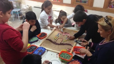 Çocukların Sanata İlgisi Burada Gelişiyor