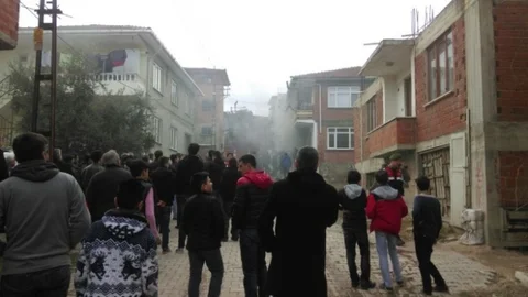 Vezirhan'da Yangın Paniği