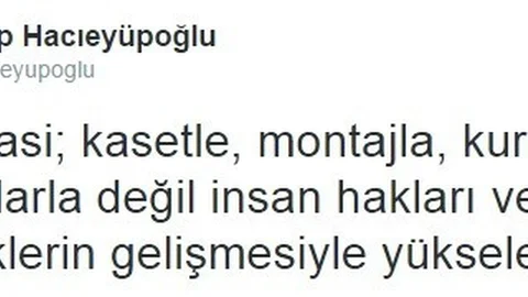 Sakarya Barosu Eski Başkanı “Demokrasi Kasetle Değil Özgürlükle Gelişir”