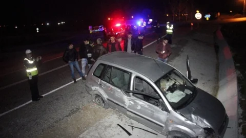 Sinop'ta Trafik Kazası 2 Yaralı