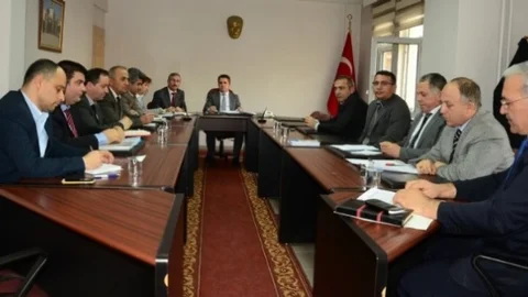 İl Özel İdaresi Şube Müdürleri Toplantısı Yapıldı